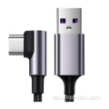 USB-3.0-Mann zum rechten Winkel schnelles Kabel